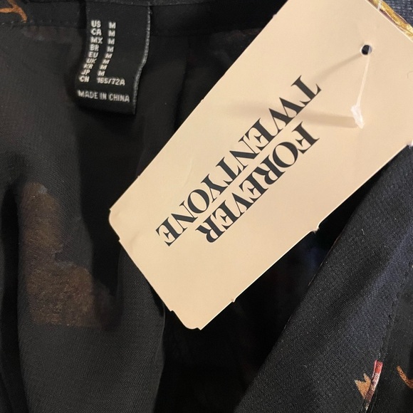 NWT Size M Forever 21 Floral Skirt D2 - Picture 5 of 6